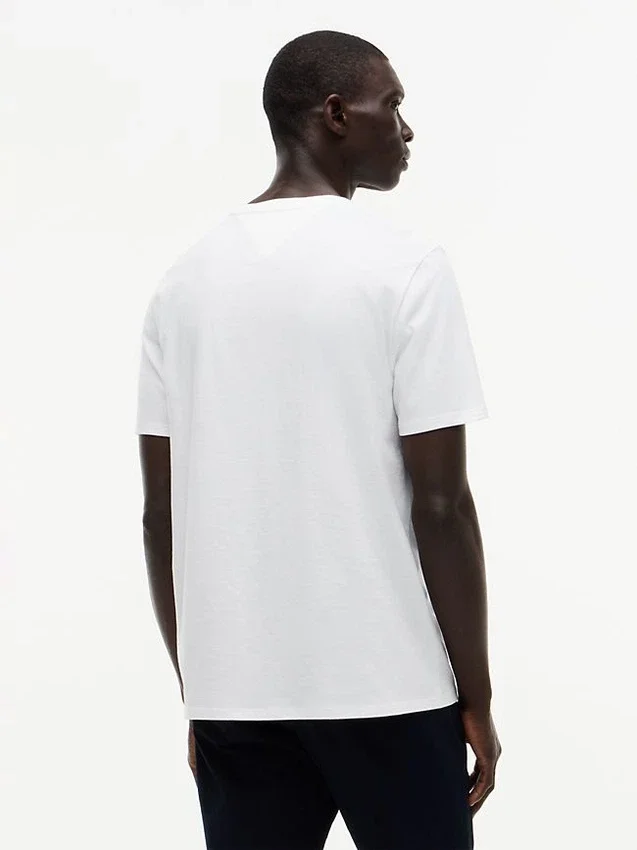 Tricou Hilfiger cu logo și dungi Tricou Hilfiger cu logo și dungi