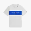 Tricou Hilfiger cu logo și dungi Tricou Hilfiger cu logo și dungi