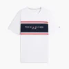 Tricou Hilfiger cu logo și dungi Tricou Hilfiger cu logo și dungi