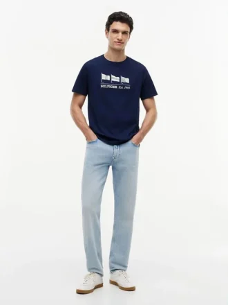 Tricou Hilfiger cu logo multi-steag