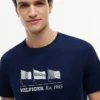 Tricou Hilfiger cu logo multi-steag Tricou Hilfiger cu logo multi-steag