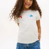 Tricou multicolor cu logo pentru copii