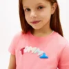 Tricou multicolor cu logo pentru copii Tricou multicolor cu logo pentru copii