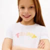 Tricou multicolor cu logo pentru copii Tricou multicolor cu logo pentru copii