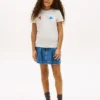Tricou multicolor cu logo pentru copii