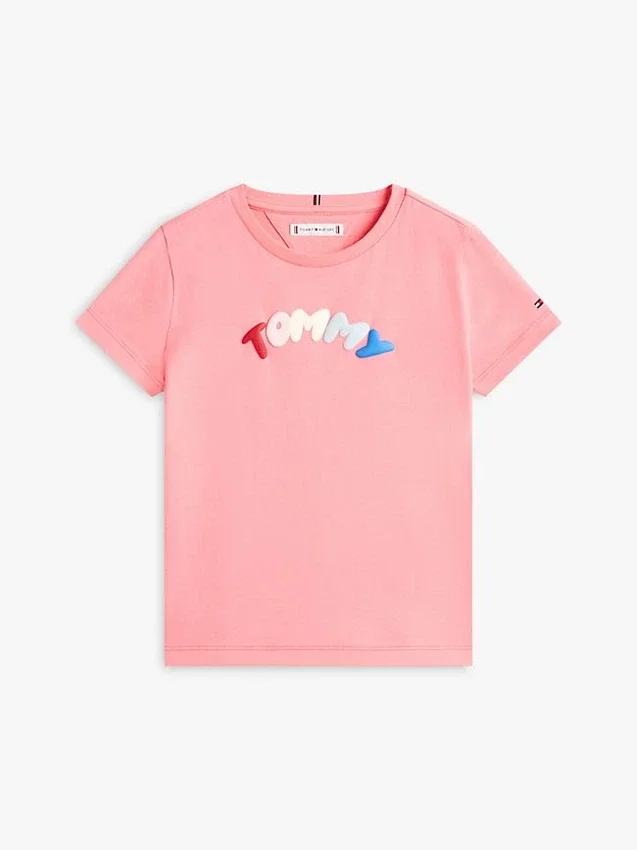 Tricou multicolor cu logo pentru copii Tricou multicolor cu logo pentru copii