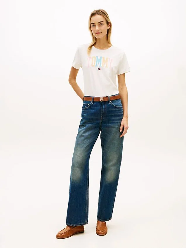 Tricou multicolor cu logo Tommy Tricou multicolor cu logo Tommy