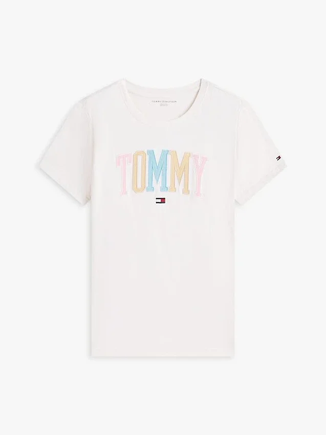 Tricou multicolor cu logo Tommy Tricou multicolor cu logo Tommy