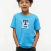 Tricou multicolor cu monogramă pentru copii Tricou multicolor cu monogramă pentru copii