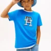 Tricou multicolor cu monogramă pentru copii