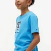 Tricou multicolor cu monogramă pentru copii Tricou multicolor cu monogramă pentru copii