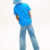 Tricou multicolor cu monogramă pentru copii