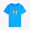 Tricou multicolor cu monogramă pentru copii