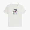 Tricou multicolor cu monogramă pentru copii