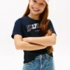 Tricou multicolor pentru copii cu logo Hilfiger Tricou multicolor pentru copii cu logo Hilfiger