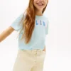 Tricou multicolor pentru copii cu logo Hilfiger