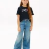 Tricou multicolor pentru copii cu logo Hilfiger Tricou multicolor pentru copii cu logo Hilfiger