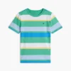 Tricou pentru copii cu dungi multicolore Tricou pentru copii cu dungi multicolore