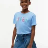 Tricou pentru copii cu logo Hilfiger din paiete Tricou pentru copii cu logo Hilfiger din paiete