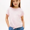 Tricou pentru copii cu logo Hilfiger și cravate în față