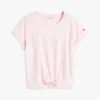 Tricou pentru copii cu logo Hilfiger și cravate în față