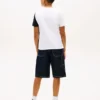 Tricou pentru copii cu logo și blocuri de culoare verticale Tricou pentru copii cu logo și blocuri de culoare verticale