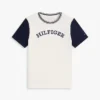 Tricou pentru copii cu logo monotip și blocuri de culoare Tricou pentru copii cu logo monotip și blocuri de culoare