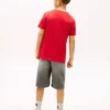 Tricou pentru copii cu logo nautic H și blocuri de culoare
