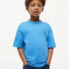 Tricou pentru copii cu logo steag în nuanțe tonale Tricou pentru copii cu logo steag în nuanțe tonale