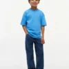 Tricou pentru copii cu logo steag în nuanțe tonale Tricou pentru copii cu logo steag în nuanțe tonale