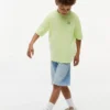 Tricou pentru copii cu logo steag în nuanțe tonale Tricou pentru copii cu logo steag în nuanțe tonale