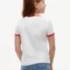 Tricou pentru copii cu logo steag ondulat