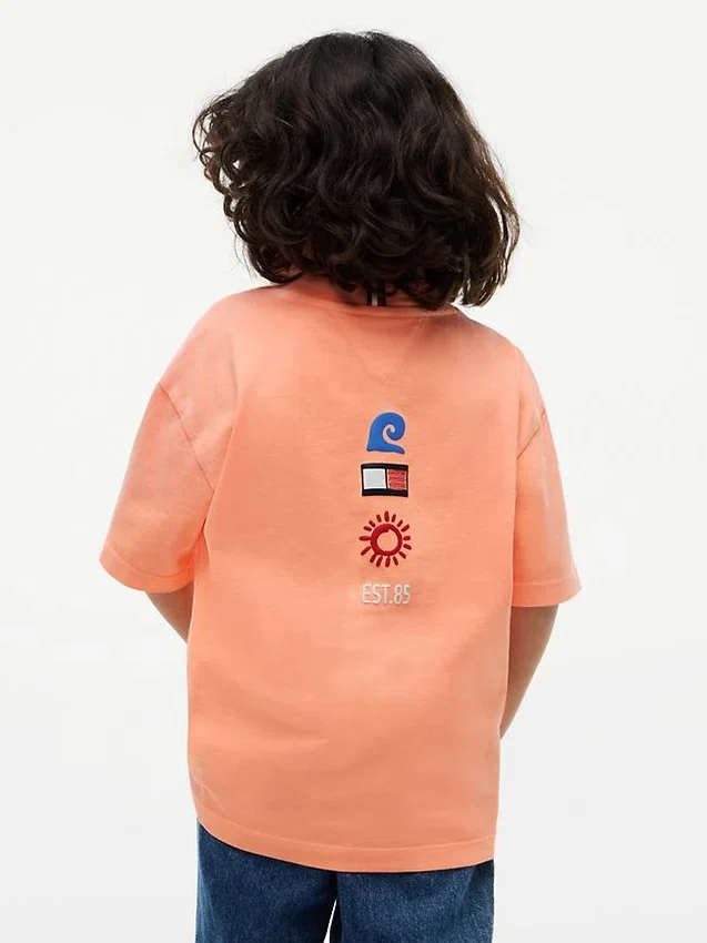 Tricou pentru copii cu logo Sun & Wave Tricou pentru copii cu logo Sun & Wave