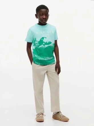 Tricou pentru copii cu logo Surf