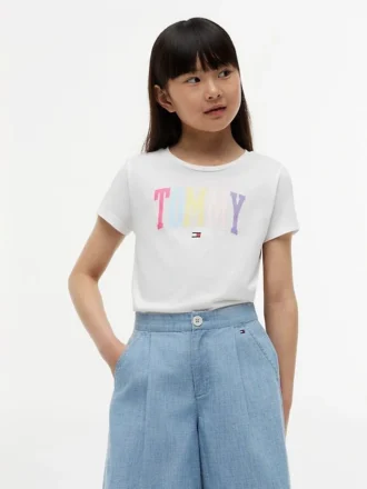 Tricou pentru copii cu logo Tommy