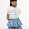 Tricou pentru copii cu logo Tommy din strasuri Tricou pentru copii cu logo Tommy din strasuri