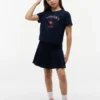 Tricou pentru copii cu logo Tommy din strasuri