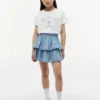 Tricou pentru copii cu logo Tommy din strasuri Tricou pentru copii cu logo Tommy din strasuri