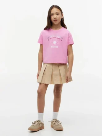 Tricou pentru copii cu logo Tommy din strasuri