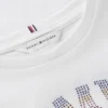 Tricou pentru copii cu logo Tommy din strasuri Tricou pentru copii cu logo Tommy din strasuri