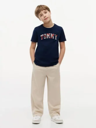 Tricou pentru copii cu logo Tommy floral