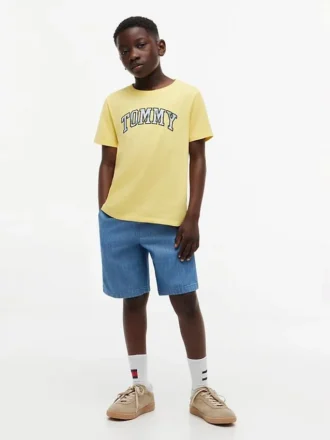 Tricou pentru copii cu logo Tommy floral