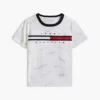 Tricou pentru copii cu logo-ul Signature Flag Stripe