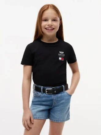 Tricou pentru copii cu logo-ul Tommy x Cadillac F1® Team