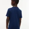 Tricou pentru copii cu monogramă și dungi