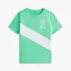 Tricou pentru copii cu monogramă și dungi