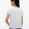 Tricou pentru copii cu nod în față și imprimeu de scoici
