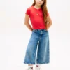 Tricou pentru copii cu steag cu stele din strasuri