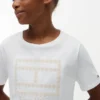 Tricou pentru copii cu steag floral