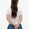 Tricou pentru copii cu steag în nuanțe asortate